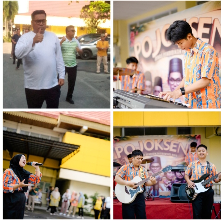 Kereen..!! Pojok Seni Disdik Riau Tampilkan Musisi Dari Satuan Pendidikan Hingga Musisi Jalanan