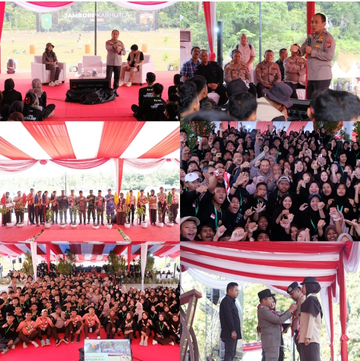 Kapolda Riau Jadi Pemateri Ajak Peserta Jambore Karhutla Pahami Konsep Green Policing