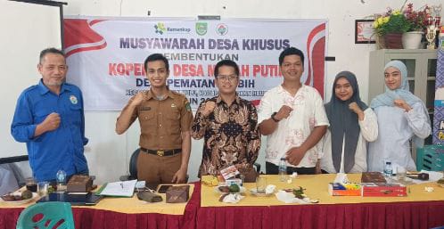 Pengurus Koperasi Merah Putih Desa Pematang Tebih Resmi Terbentuk