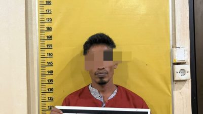 Satreskrim Polres Kampar Tangkap Pelaku Pencurian dan Pemberatan di Desa Pulau Lawas 