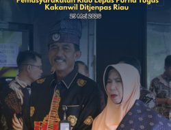 Penuh Haru, Jajaran Pemasyarakatan Riau Lepas Purna Tugas Kakanwil Ditjenpas Riau Maizar