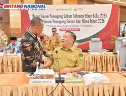 Wabup Bagus Santoso Hadiri RUPS BRK Syariah 2026, Dorong Penguatan Ekonomi dan UMKM Bengkalis
